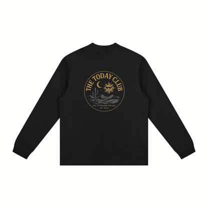 The Today Club 02 -Essential Non-Shrink Mock Neck Sweatshirt